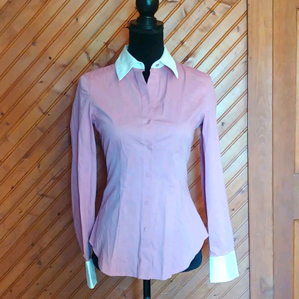 Small Express Button-Up Dress Shirt